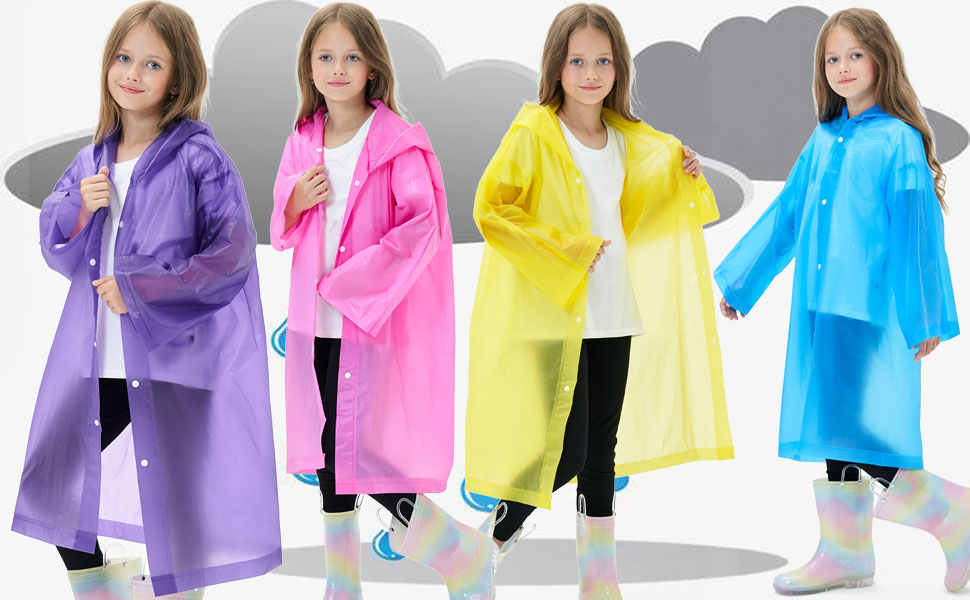 girl boy raincoat