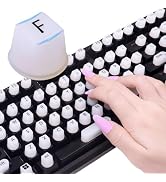 130 Pcs Raised Silicone Keyboard Sticker for Long Nails Typing and Gaming, Stable and Comfortable...