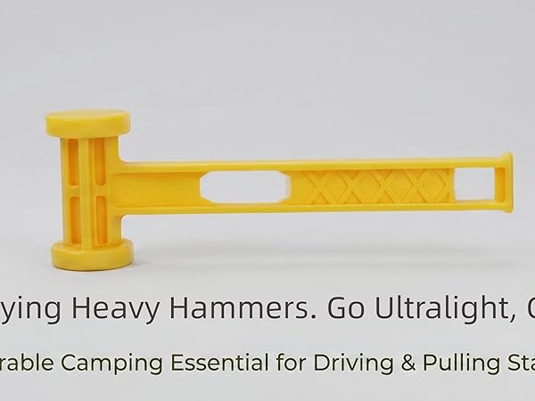 Ultralight 3.1oz - Packs like a feather, hammers like a pro.