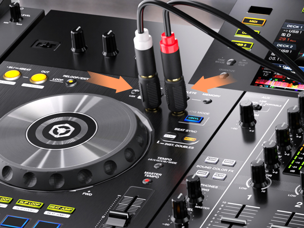 RCA to 1/4 adapter with Lossless audio quality