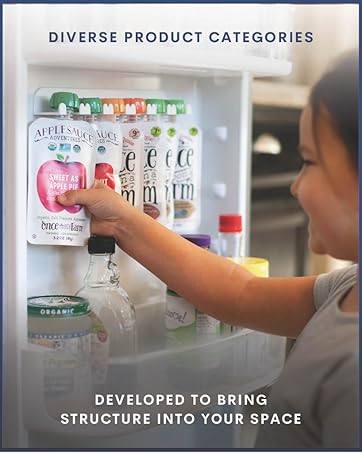food pouch holder organizer yogurt organizer hanger slider refrigerator organizer fridge organizers