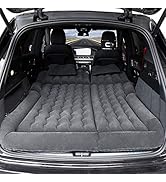 Haomaomao SUV Air Mattress, Inflatable Car Bed with Electric Pump and Pillow, Flocking Surface, C...