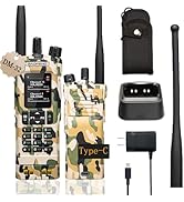 BAOFENG DM32 DMR 10W Long Range Walkie Talkie | Dual Band VHF/UHF | GPS &amp; USB-C Rechargeable | Tw...