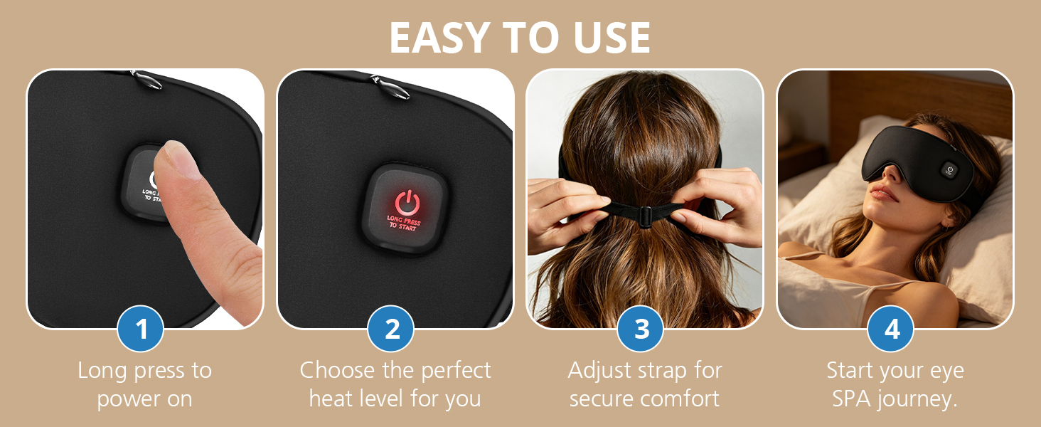 heated eye mask cordless