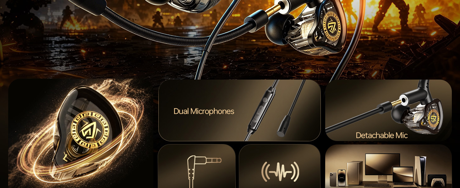 Wired Gaming Earbuds 2