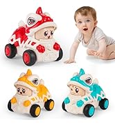 Olbyefly Push and Go Toy Cars for Toddlers 1-3, Baby Toys for 1 Year Old Boy, Infant Vehicle Baby...