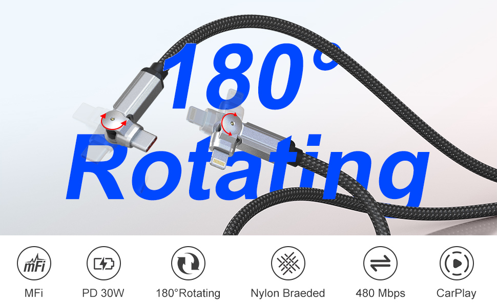 cable rotating lightning