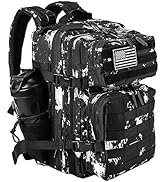 LHI Tactical Military Backpack for Men and Women 25L Army Bag Large Rucksack 