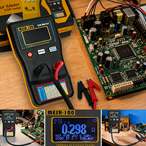 esr meter capacitor tester