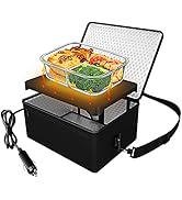 [90W Faster] Portable Oven, 12V Car Food Warmer Portable Personal Mini Oven Electric Heated Lunch...