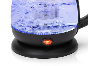 There will be a blue LED prompt when boiling water.