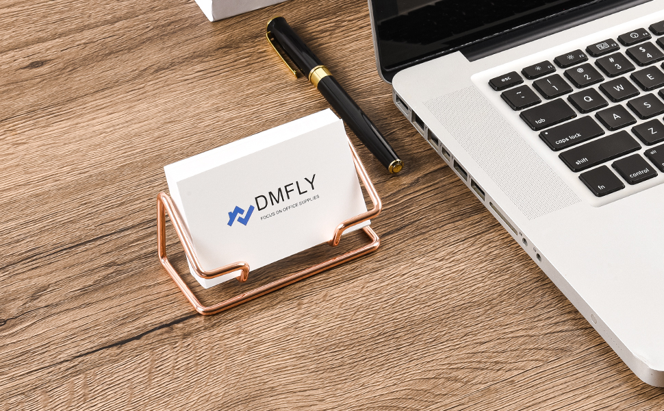 metal business card holder for desk