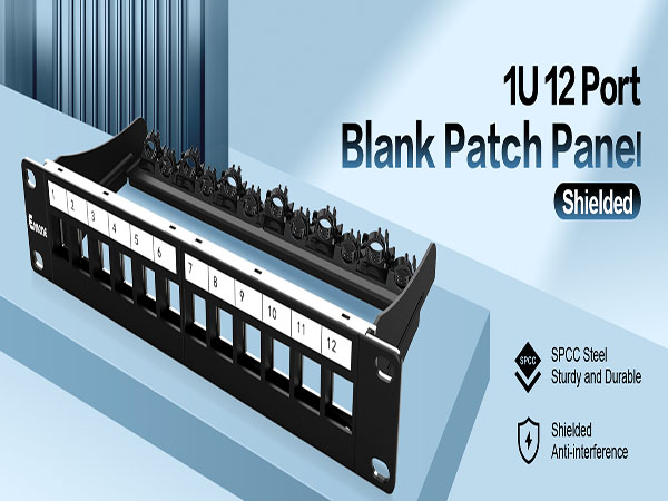 12 port keystone patch panel