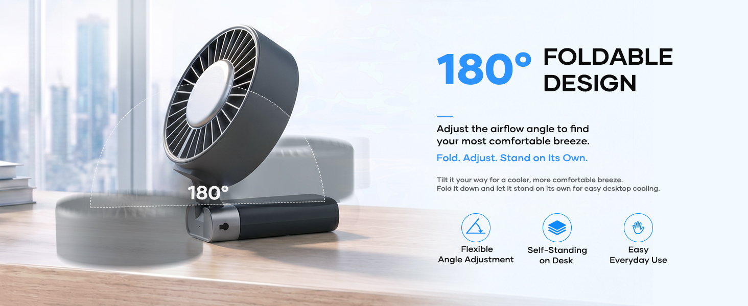 SOTHING Portable Fan Rechargeable