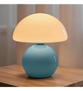 NIORSUN Mushroom Lamp Table Lamp for Bedroom, Portables Cordless Table Lamp,Wireless lamp,Small B...