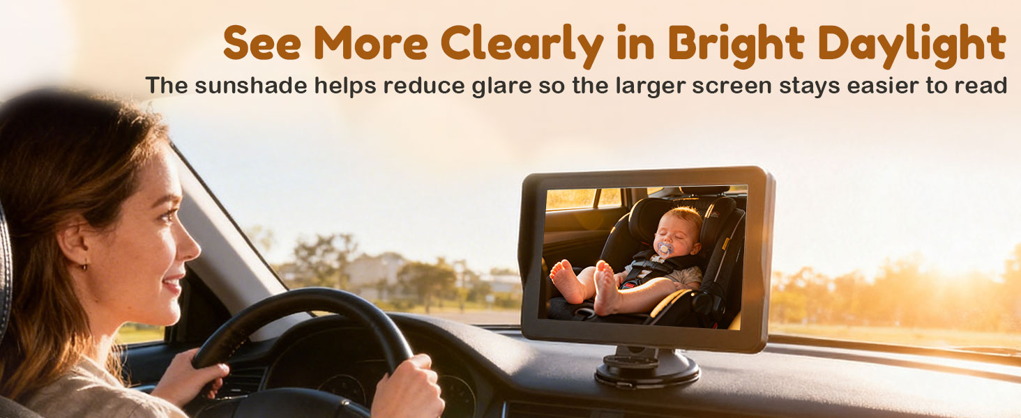 baby car monitor with camera