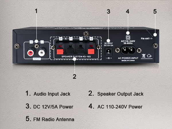 power amplifier home audio