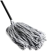 Indoor Mop for Floor Cleaning - Cotton Mops for Floor Cleaning, Regular Mop for Floors, 52-inch S...