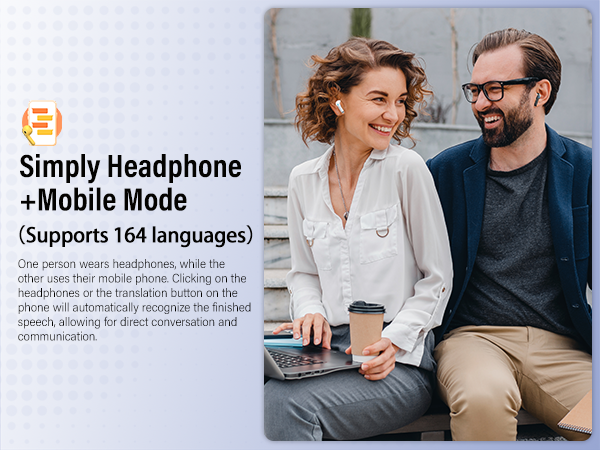 AI Language Translation Headphones