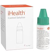 iHealth Control Solution for Blood Glucose Testing – Compatible with BG5S100 Gluco+ &amp; Acacia Gluc...