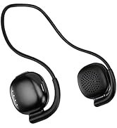 CHUYI Behind The Head Headphones, Bluetooth Wireless On-Ear Earphones, Foldable Lightweight Wirel...