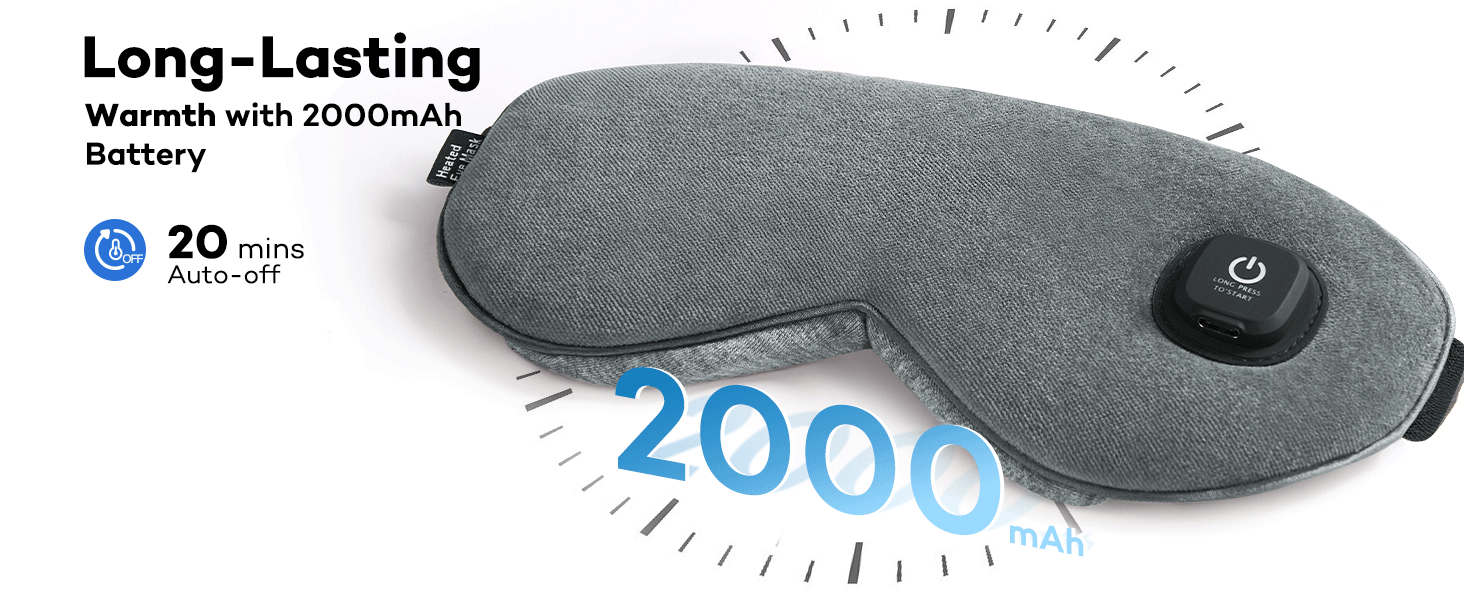 heated eye mask