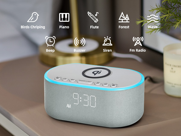 alarm clocks with wireless charging