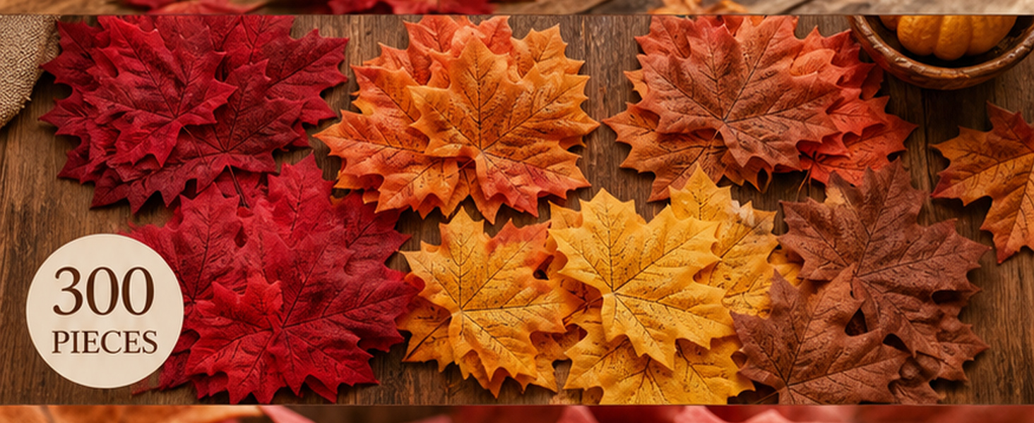 Fall Artificial Maple Leaves