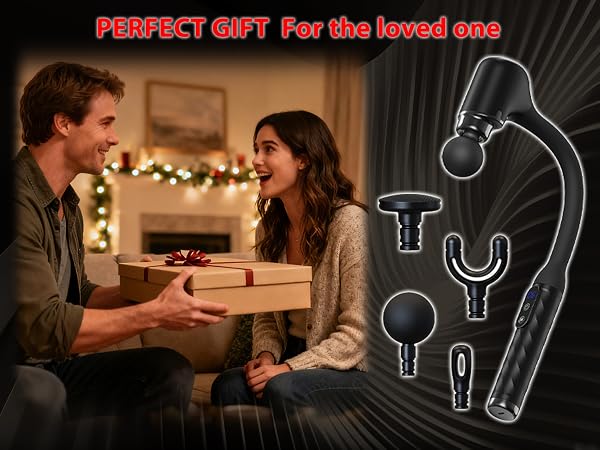 Massage Gun Deep Tissue - Handheld Massager for Neck Shoulders Waist Arm Legs