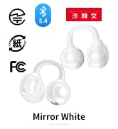 King Lucky Clip-on Earbuds,Open Ear Earbuds Wireless Bluetooth 5.4, Lightweight Open Ear Headphon...