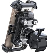 JOYROOM Motorcycle Phone Mount Holder - [Dual Vibration Dampener] 150mph Anti-Shock Phone Holder ...