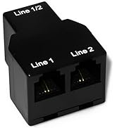 phone line splitter combiner phone line separator two line phone splitter rj11 2 line splitter