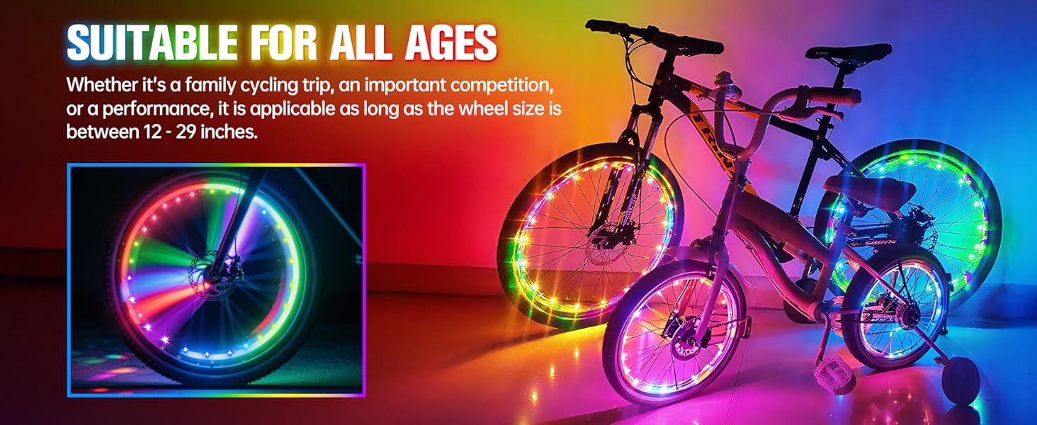 Bicycle wheel lights