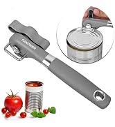 PAKITNER- Cut safe can opener, Manual can opener smooth edge - handheld Side cut can opener with ...
