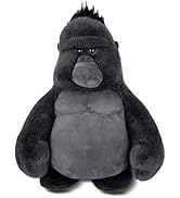Stuffed Animal Gorilla, Monkey Plush Toys for Boys Kids Womens, 15 Inches Soft Hugging Gorilla St...