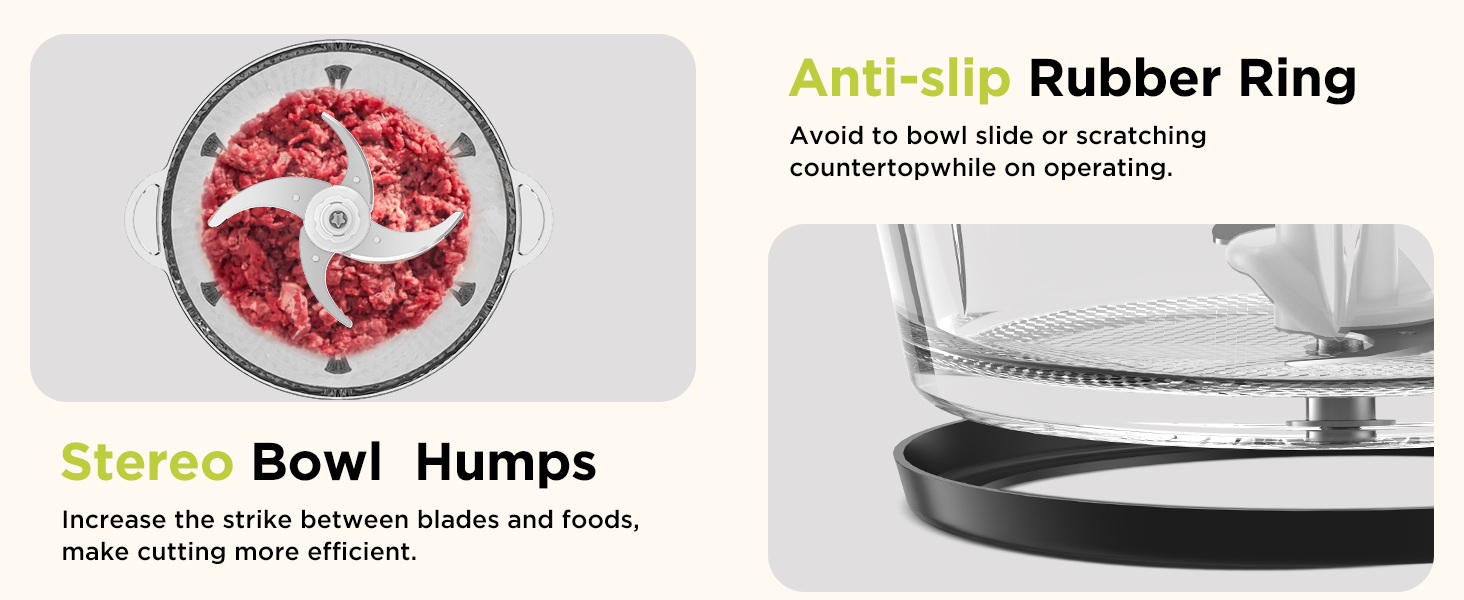food processor with 2 blades