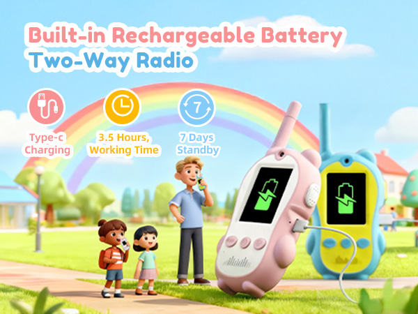 rechargeable walkie talkies