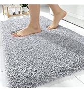 OLANLY Microfiber Bathroom Rugs 30x20 – Ultra Soft, Quick-Dry &amp; Highly Absorbent Non-Slip Bath Ma...
