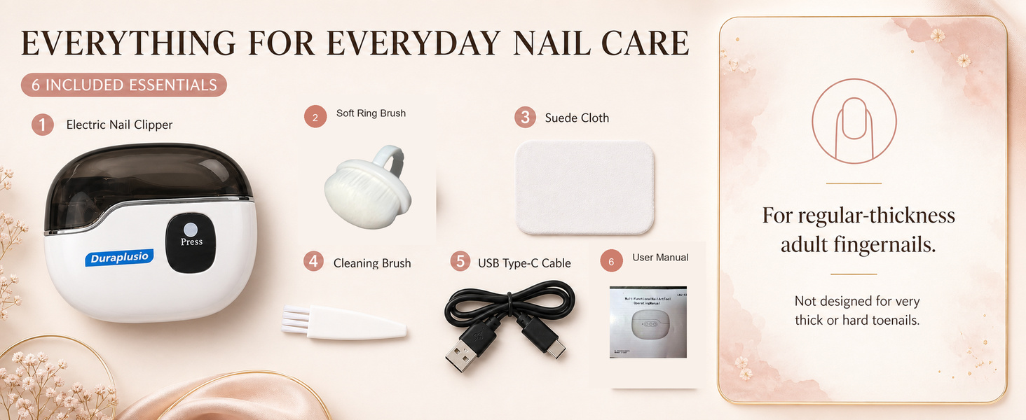 everything for everyday nail care 6 included essentials