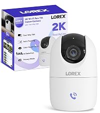 Lorex Connect (New App) | 2K Indoor Pan-Tilt Wi-Fi Home Security Camera
