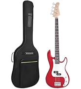 Muscab Bass Guitar Bag 7mm Padding Waterproof Electric Bass Case, Electric Bass Gig Bag Backpack ...