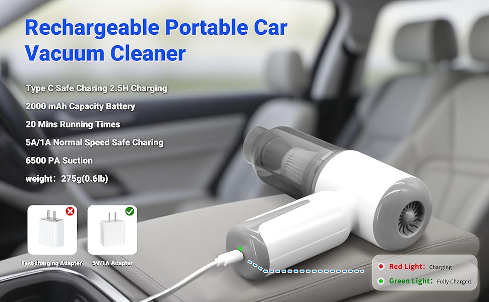 rechargeable car vacuum cleaner