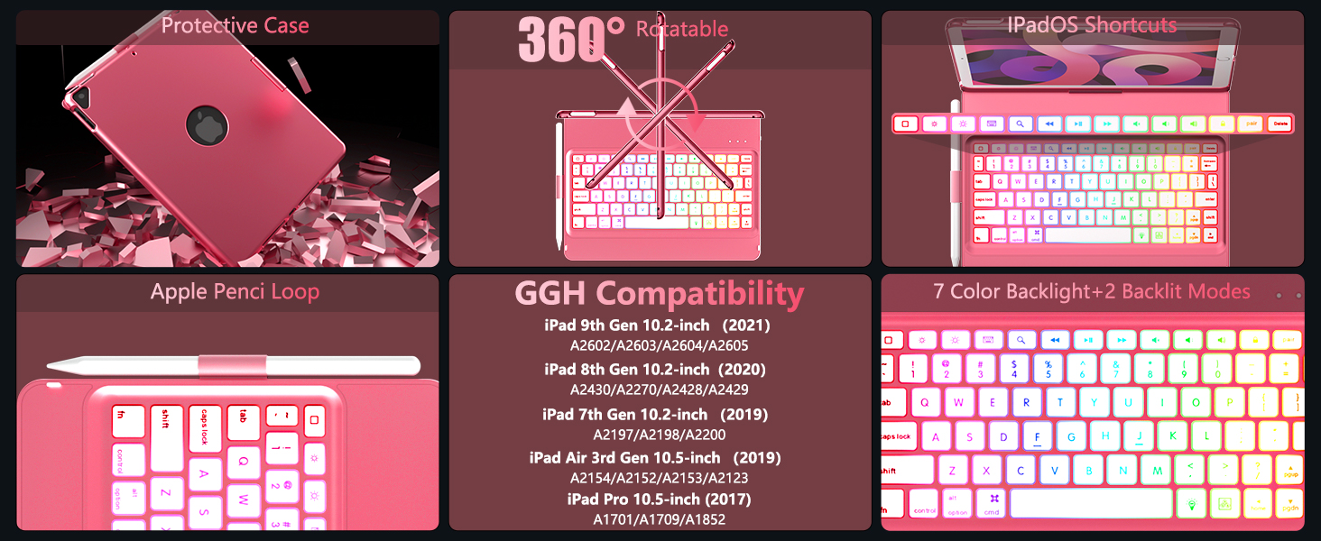 ipad 9th generation case with keyboard