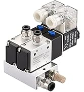 Heschen Electrical Pneumatic Twin Solenoid Air Valve, 3V210-08, DC12V, PT14, 32 Way, Manifold Bas...