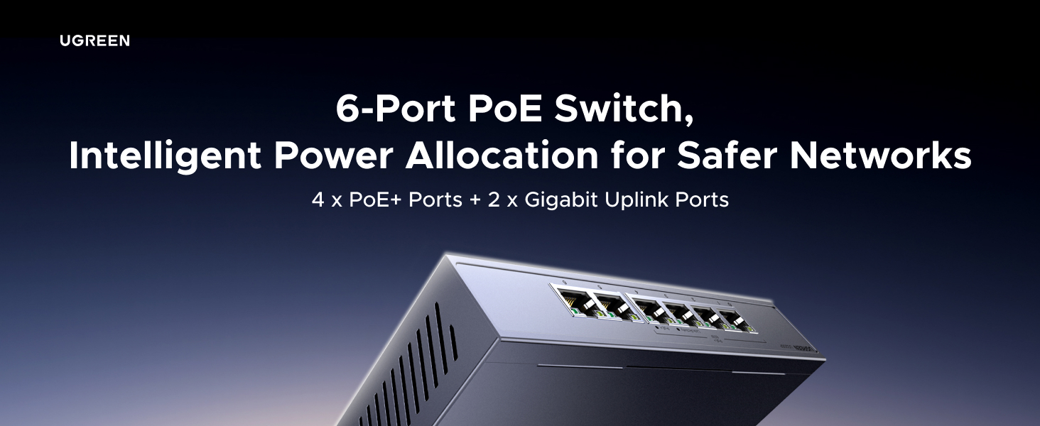PoE Ethernet Switch 1000Mbps