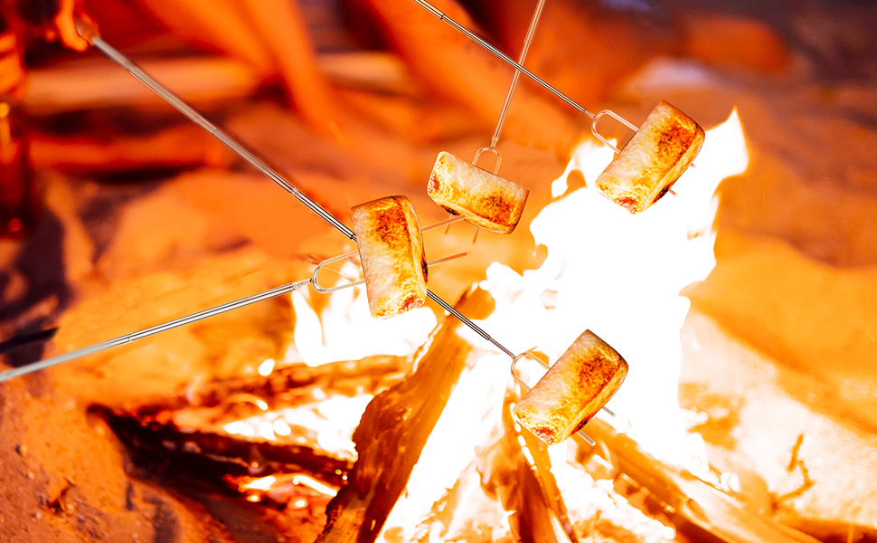 Marshmallow Toasting Barbecue Forks