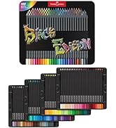 Faber-Castell Black Edition Colored Pencils Tin: 100 Count, Black Wood and Super Soft Core Lead, ...