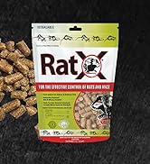 EcoClear Products 620100-6D RatX All-Natural Non-Toxic Humane Rat and Mouse Rodenticide Pellets, ...