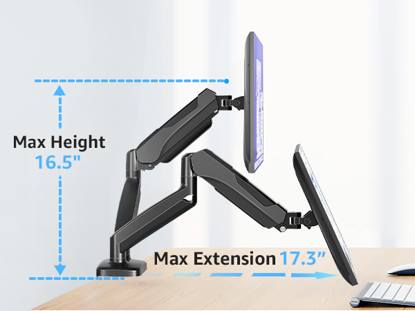 dual monitor stand