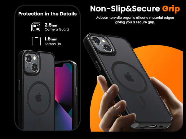  iPhone13/14MatteCase-Black